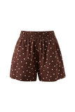 Ceres Life - Mila Shorts - Choc Scattered Spot