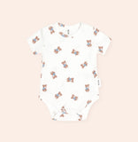 Huxbaby - Tumbling Bow Hux S/Slv Bodysuit - Blue