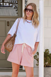 Ceres Life - Darcy Relaxed Everday Short - Blossom Pink