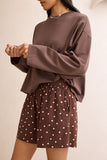 Ceres Life - Mila Shorts - Choc Scattered Spot
