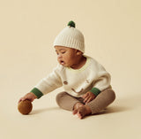 Wilson & Frenchy - Almond Knitted Jacquard Jumper