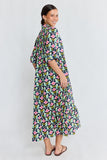 Ibisa - Maya Midi Dress - Navy