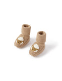 Purebaby - Sheep Knitted Bootie - Mushroom Melange
