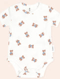 Huxbaby - Tumbling Bow Hux S/Slv Bodysuit - Blue