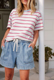 Ceres Life - Darcy Relaxed Everday Short - Washed Vintage Blue