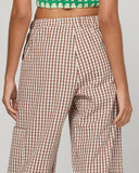 Boom Shankar - Evelina Pant - Cocoa Gingham