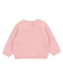 Bebe - Molly Pointelle Jumper - Pink Marl