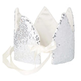 Designer Kidz - Princess Party Crown & Wand Set - Silver