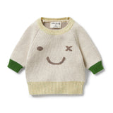 Wilson & Frenchy - Almond Knitted Jacquard Jumper