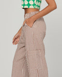 Boom Shankar - Evelina Pant - Cocoa Gingham