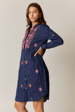 Ruby Yaya - Sasha Shirtmaker Dress - Navy
