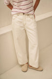 Ceres Life - Demi Barrel Jeans - Ecru