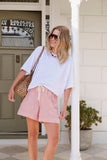 Ceres Life - Darcy Relaxed Everday Short - Blossom Pink