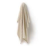 Wilson & Frenchy - Milk Cloud Organic Knitted Chevron Blanket
