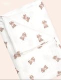 Huxbaby - My First Huxette Muslin Wrap - Almond Milk - Pink