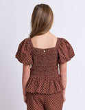 Eve Girl - Bobbi Top - Chocolate