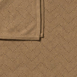 Wilson & Frenchy - Ginger Snap Organic Knitted Pointelle Blanket