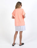 Foxwood - Allison Tee - Neon Peach