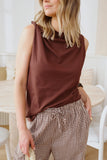 Ceres Life - Resort Pant - Chocolate Gingham