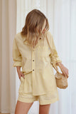 Ceres Life - Peta Oversized Shirt - Faded Sun Check