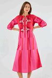 Itami - Cension Embroidered Kaftan - Pink