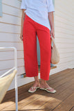 Ceres Life - Demi Barrel Jeans - Crimson