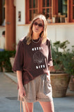 Ceres Life - Mila Shorts - Chocolate Gingham