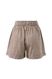 Ceres Life - Mila Shorts - Chocolate Gingham