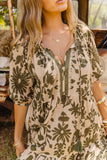I Am Pylgrym - Julia Dress - Cedar Print