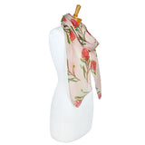 Australiana Gifts Co - Beige Waratah Scarf - 9
