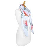 Australiana Gifts Co - White Grevillea Scarf - 1