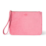 Tonic Lux Velvet Clutch - Coral